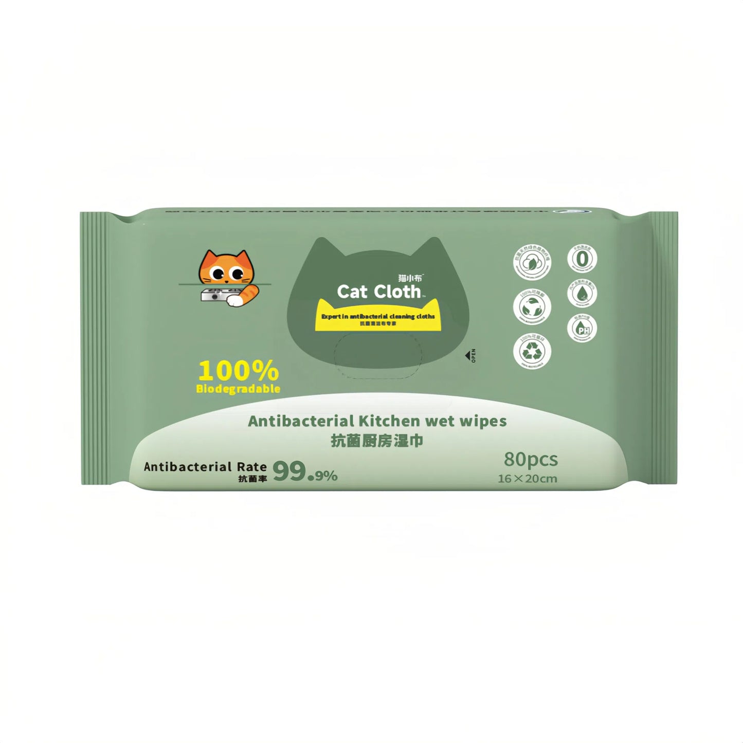 Antibacterial kitchen wipes,Natural antibacterial
